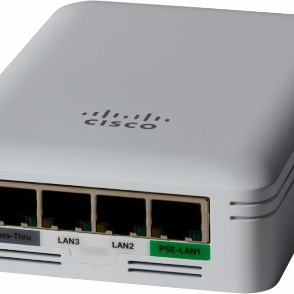 نقطة الوصول اللاسلكية Cisco CBW145AC-I 802.11ac 2×2 Wave 2 Wall Plate توفر نقطة الوصول Cisco CBW145AC-I أداءً قويًا ومرونة عالية للشبكات اللاسلكية في المؤسسات الصغيرة والمتوسطة، مما يجعلها مثالية للمكاتب، الفنادق، الفصول الدراسية، والمنازل الذكية.