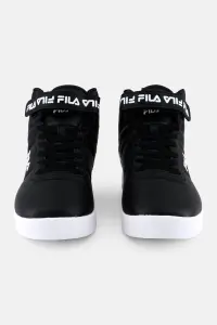 حذاء فيلا فولك 13 ريبِيت لوجو يتميز بتصميم كلاسيكي أنيق مع شعار FILA المتكرر، ونعل متين يوفر ثباتًا عاليًا، مما يجعله مثالياً للإطلالات العصرية والراحة اليومية.