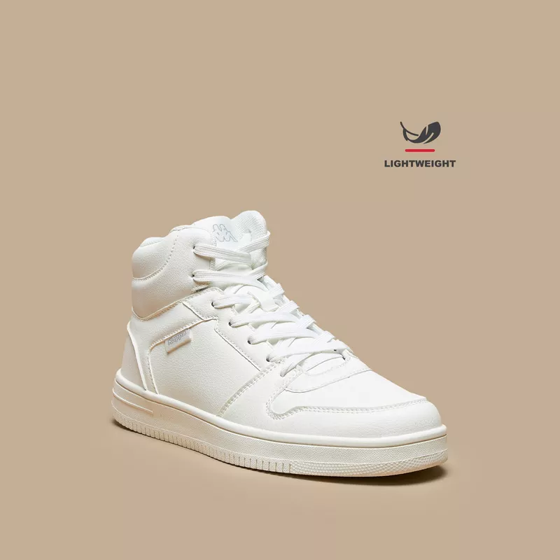 SHO22AA033WWHITE-SHO22AA033W-SMSM23160523_01-2100 أحذية رياضية للسيدات من Kappa عالية الجودة وخفيفة الوزن مع إغلاق برباط