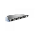 Cisco Catalyst WS-C3850-48P-S Ethernet Switch WS-C3850-48P-S هو محول (Switch) من فئة Cisco Catalyst 3850 مصمم للمؤسسات التي تحتاج إلى أداء عالٍ، وإمكانيات متقدمة في الشبكات السلكية واللاسلكية. يتميز بوجود 48 منفذًا تدعم تقنية PoE+ لتوفير الطاقة للأجهزة المتصلة مثل نقاط الوصول اللاسلكية (APs)، وكاميرات المراقبة، وأجهزة الهواتف عبر الإنترنت (IP Phones)