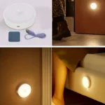 ضوء ليلي LED قابل للشحن عبر USB مع سطوع ودرجة حرارة لون قابلة للتعديل - تحكم باللمس، تصميم محمول للسكن الجامعي، غرف المعيشة، غرف النوم، أضواء LED لغرفة النوم