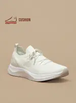 Kappa Men's Logo Detail Lace-Up Sports Shoes with Cushioning