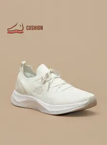 Kappa Men's Logo Detail Lace-Up Sports Shoes with Cushioning