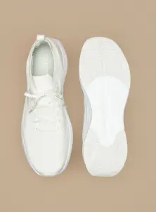 Kappa Men's Logo Detail Lace-Up Sports Shoes with Cushioning