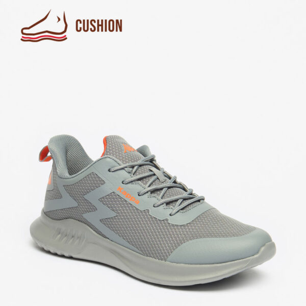 Kappa Men's Textured Lace-Up Sports Shoes with Cushioning