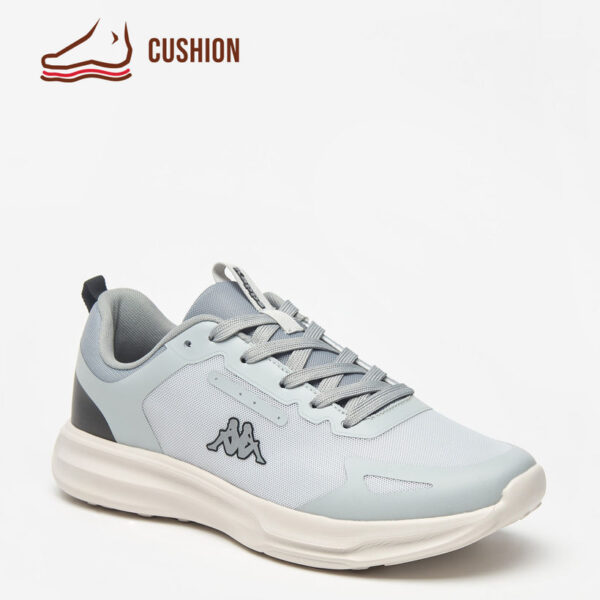 Kappa Men's Textured Sports Shoes with Lace-Up Closure