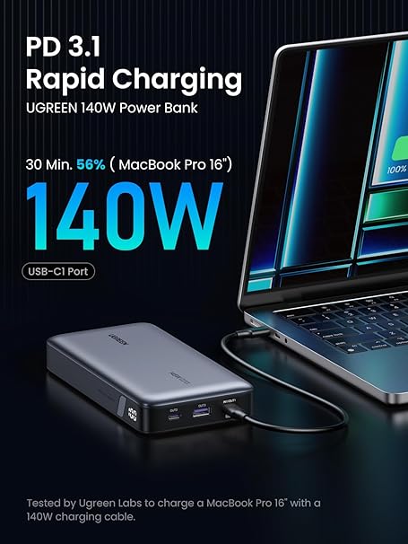 باور بانك UGREEN Power Bank 25000mAh 145W 3 UGREEN Power Bank 25000mAh 145W