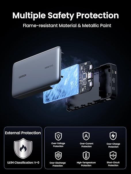 باور بانك UGREEN Power Bank 25000mAh 145W 6 UGREEN Power Bank 25000mAh 145W