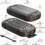 WASTDE Solar Power Bank 26800mAh