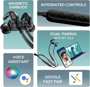 ⁦سماعة boAt Rockerz 255 Pro+ Neckband⁩ - الصورة ⁦27⁩