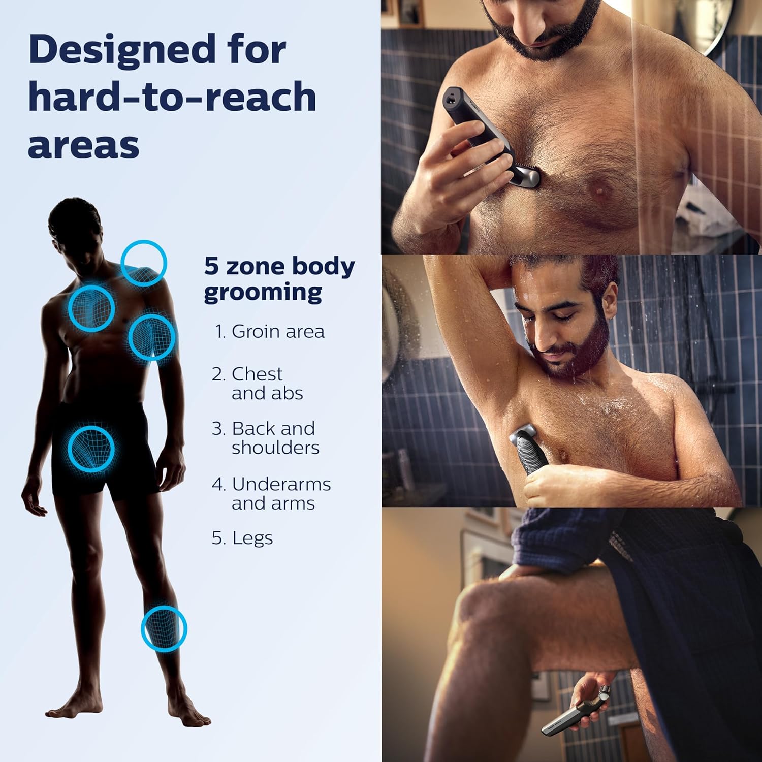ماكينة حلاقه Philips Norelco Bodygroom Series 5000 3 Philips Norelco Bodygroom Series 5000