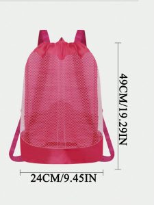 حقيبة شاطئ بوليستر شبكية بحجم كبير جدًا، مقاومة للرمل وسريعة الجفاف، مع حزام مريح قابل للتعديل 1 17426261859d36c6a517402195a07bf40466942324