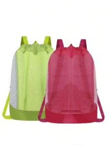 حقيبة شاطئ بوليستر شبكية بحجم كبير جدًا، مقاومة للرمل وسريعة الجفاف، مع حزام مريح قابل للتعديل 7 1742626325172ad614d0b76c9dd5ab4cad89835171