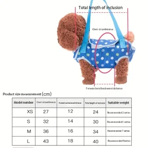 حقيبة حمل للقطط والكلاب الصغيرة بتصميم خفيف وقابل للطي، مع حزام قابل للتعديل، رفيقك العملي في السفر والنزهات 1 1b7d3a6699cf75118c61287b79a5d3b9