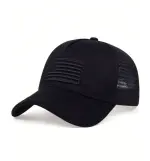 كاب بيسبول رجالي شبك مطرزة بعلم الولايات المتحدة - الصورة 9