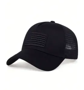 كاب بيسبول رجالي شبك مطرزة بعلم الولايات المتحدة 9 2025 05 19 13 39 31 قبعة بيسبول للرجال مطرزة بعلم الولايات المتحدة الأمريكية قابلة للتعديل لحماية من