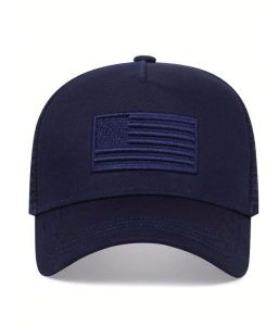2025 05 19 13 40 39 قبعة بيسبول للرجال مطرزة بعلم الولايات المتحدة الأمريكية قابلة للتعديل لحماية من
