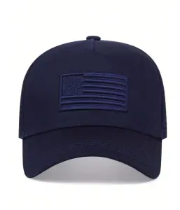 كاب بيسبول رجالي شبك مطرزة بعلم الولايات المتحدة 14 2025 05 19 13 40 39 قبعة بيسبول للرجال مطرزة بعلم الولايات المتحدة الأمريكية قابلة للتعديل لحماية من