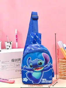 شنطة للأطفال من ديزني بتصميم ستيتش، شنطة كتف كروس من قماش أوكسفورد 1 2025 05 27 10 30 41 Window