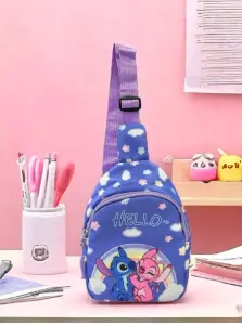 شنطة للأطفال من ديزني بتصميم ستيتش، شنطة كتف كروس من قماش أوكسفورد 8 2025 05 27 10 32 20 Window