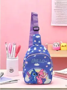 شنطة للأطفال من ديزني بتصميم ستيتش، شنطة كتف كروس من قماش أوكسفورد 17 2025 05 27 10 39 34 Window