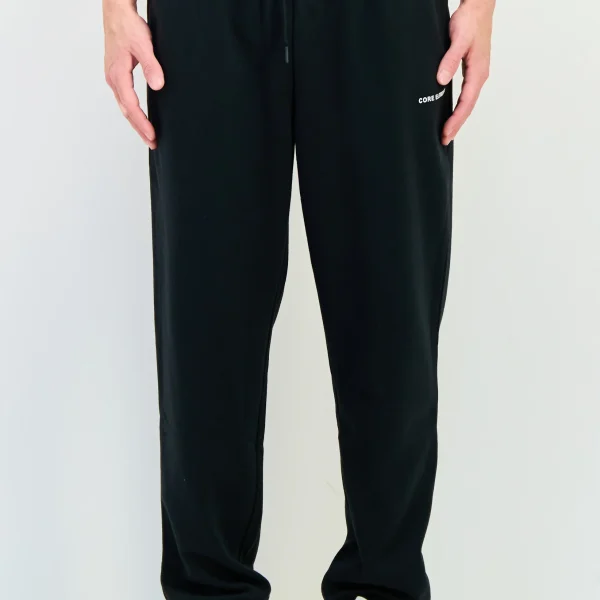 بنطلون رياضي رجالي بشعار العلامة التجارية، أسود