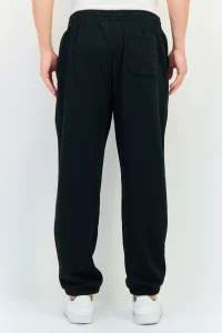 بنطلون رياضي رجالي بشعار العلامة التجارية، أسود 3 21SMA00023 BTM 3