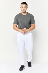 سيليو* بنطال جوغر رجالي سادة بقصّة عادية، ابيض 1 3596655957068 1