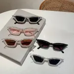 نظارات عين القطة النسائية – تصميم فاخر بأحجار كريمة وعدسات قابلة للتبديل