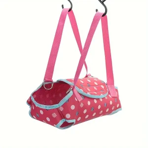 حقيبة حمل للقطط والكلاب الصغيرة بتصميم خفيف وقابل للطي، مع حزام قابل للتعديل، رفيقك العملي في السفر والنزهات 11 458971bae39047bb056512ed8ab623f6