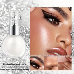 مولانجي بودرة تظليل ورذاذ توهج لؤلوي للجسم، بودرة كونتور طبيعي مقاوم للماء ولمسة لامعة لكل المناسبات 6 73253852 abba 4218 83b0 7789f3c15b74