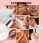 مولانجي بودرة تظليل ورذاذ توهج لؤلوي للجسم، بودرة كونتور طبيعي مقاوم للماء ولمسة لامعة لكل المناسبات - الصورة 2