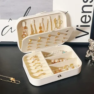 منظم مجوهرات وردي محمول ذو طبقتين، مناسب للأقراط والخواتم والسلاسل – مقاوم للصدأ 3 9deee2bc 9a9b 4ea1 bceb 4afb46f620f5