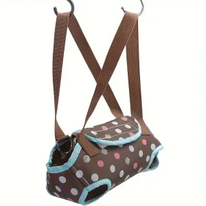 حقيبة حمل للقطط والكلاب الصغيرة بتصميم خفيف وقابل للطي، مع حزام قابل للتعديل، رفيقك العملي في السفر والنزهات 12 b6302205487650c8dfb2e9e7d1dc16ed