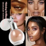 مولانجي بودرة تظليل ورذاذ توهج لؤلوي للجسم، بودرة كونتور طبيعي مقاوم للماء ولمسة لامعة لكل المناسبات - الصورة 9