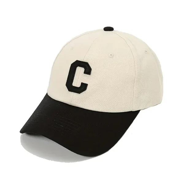 كاب بيسبول رجالي/نسائي خفيف الوزن بحرف C – تصميم كاجوال أنيق للارتداء اليومي