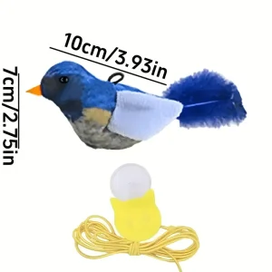 لعبة طائر تفاعلية بصوت للقطط، بدون شحن، ممتعة وآمنة 1 de7dc3ab 1ee3 4e4e 9931 6b68e89c6f88 2