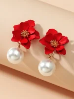 Elegant Floral Drop Earrings – The Perfect Gift for Mother's Day or Valentines