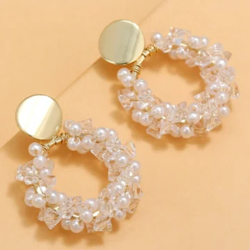 Elegant Faux Pearl Drop Earrings – Minimalist Chic for Everyday & Events