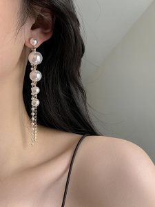 أقراط نسائية متدلية بلؤلؤ صناعي أنيق، خفيفة وفاخرة لإطلالة ناعمة، مثالية للاستخدام اليومي، المناسبات، الحفلات 2 1684308179a409521361fb7d09adf81a15b781917e