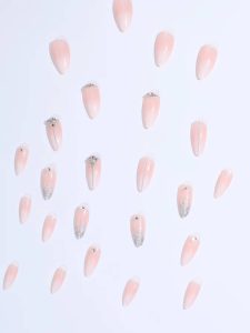 طقم أظافر صناعية لوزية جاهزة، 24 قطعة مع أدوات، تصميم عصري وأنيق يناسب الحفلات، الرقص، والخروج اليومي 6 16908006555315f7c7c83781b3b9a2957f658c51d2