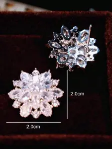 أقراط نسائية على شكل رقاقات الثلج، تصميم أوروبي أنيق للمناسبات والارتداء اليومي، تضيف لمسة ساحرة إلى أي إطلالة 1 1712017722e1e2f80d4a847882e9abef217c15c161