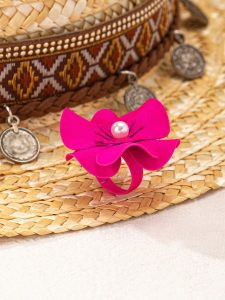 خاتم نسائي لؤلؤ وزهرة بتصميم هندسي أنيق، إكسسوار نسائي مميز لهدايا عيد الأم أو الحب 3 1717660615c4c03b3f16f08b0a56278fdbf7879fd8