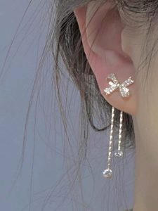 أقراط نسائية فراشة طويلة، أقراط كريستال متدلية أنيقة لإطلالة يومية ناعمة، مناسبة للاستخدام اليومي أو المناسبات غير الرسمية 1 1720894213ceeaeb2918bf4819c479696759c589bf