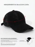 قبعة بيسبول عصرية بقطعة واحدة - الصورة 4