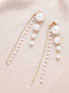 أقراط نسائية متدلية بلؤلؤ صناعي أنيق، خفيفة وفاخرة لإطلالة ناعمة، مثالية للاستخدام اليومي، المناسبات، الحفلات 5 174105386350d29285019ad068472e388ad40c44cc