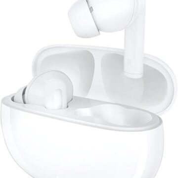اونر سماعات اذن اكس 5 من تشويس HONOR CHOICE Earbuds X5، سماعات راس بخاصية الغاء الضوضاء 30 ديسيبل، سماعات بلوتوث 35 ساعة، سماعات بلوتوث 5.3 مع ميكروفون، سماعات لاسلكية IP54 في الاذن، ابيض