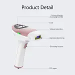 ⁦جهاز ازالة شعر الجسم ملاي T3 بتقنية IPL، استخدام جاف، 500000 ومضة - روز جولد⁩ - الصورة ⁦5⁩