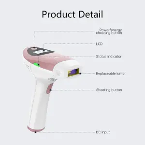 جهاز ازالة شعر الجسم ملاي T3 بتقنية IPL، استخدام جاف، 500000 ومضة - روز جولد 5 51ShWq2IbzL. AC SL1500