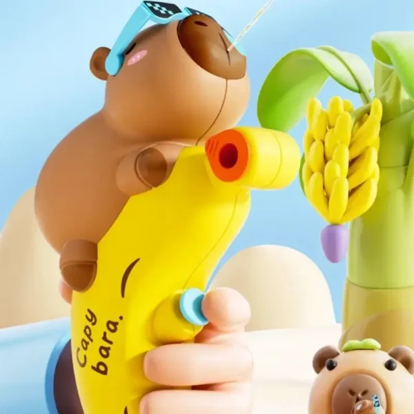 مسدس ماء كابيبورا – لعبة صيفية مرحة للأطفال بشكل حيواني كرتوني